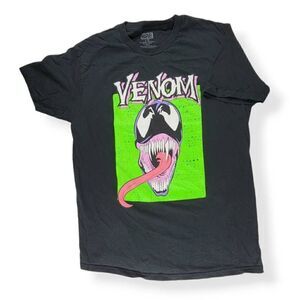 Marvel Venim Black Graphic Tee Large